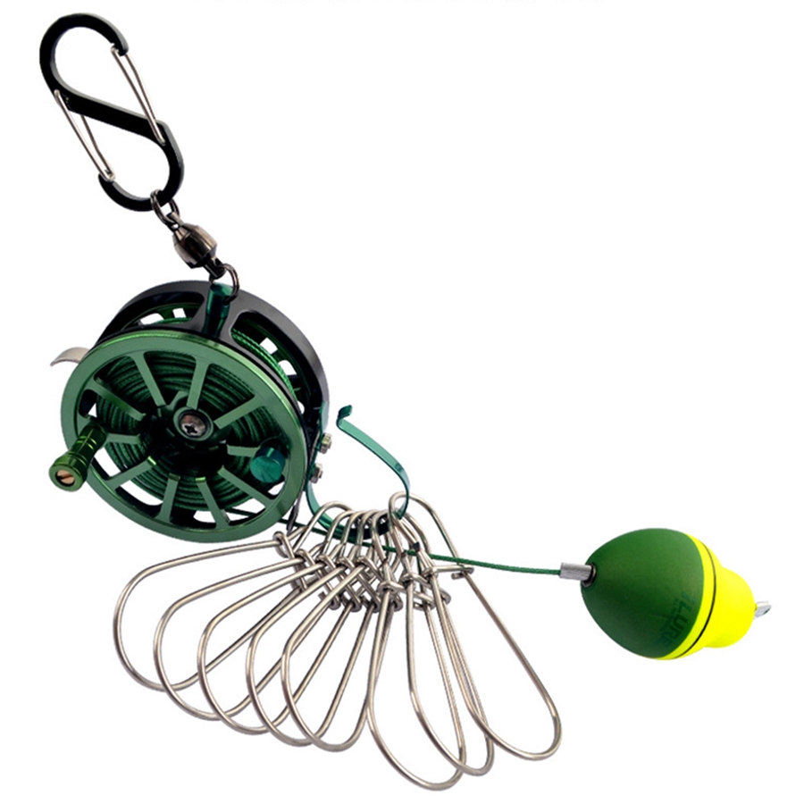 Stringer de pesca de aço inoxi - Fly Reel avaliação e preço