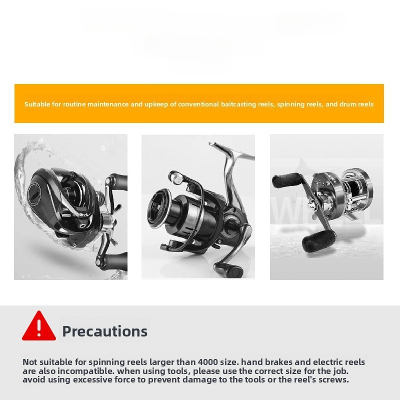Conjunto de chaves para manute - Reel Repair Kit avaliação e preço